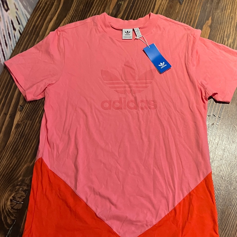 Adidas Colorado Women’s Two-Tone Pink T-Shirt Size M NWT
